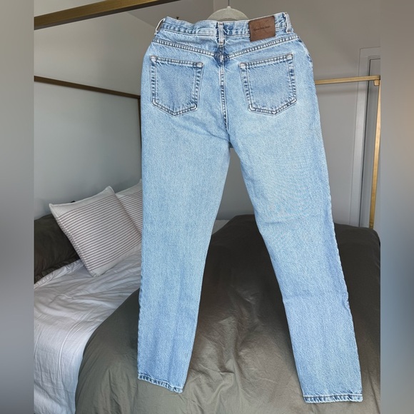 VINTAGE CALVIN KLEIN JEANS 10 90s 100% Cotton Double Stonewash Union Made in USA - Picture 2 of 10